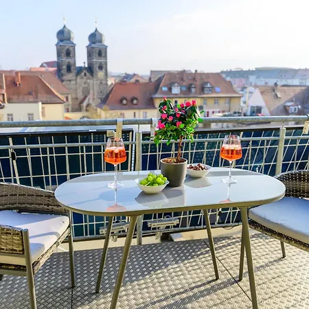 Zentrum 7 Gaeste Zentral Balkon Apartman Bamberg