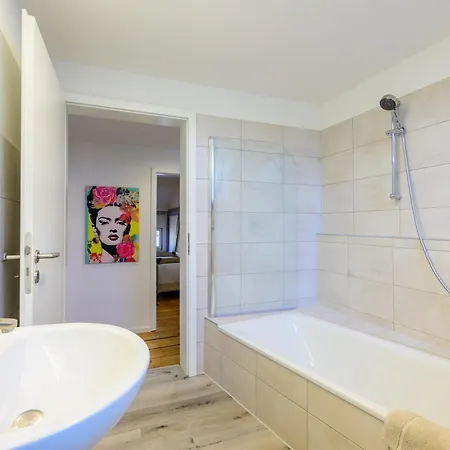 Appartement Zentrum 7 Gaeste Zentral Balkon Bamberg